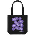 'When life doesn't go as planned' | AS Colour - Carrie - Canvas Tote Bag
