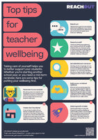 Poster PDF: Top tips for teacher wellbeing